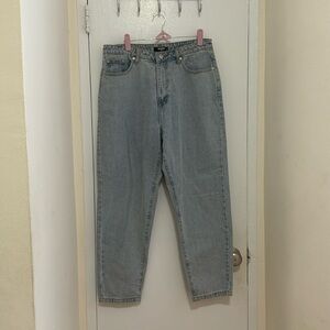 Light wash Missguided straight leg jeans